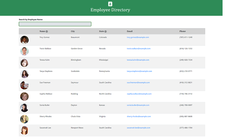 Employee Directory
