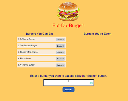 burger app image